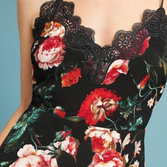 ANTHROPOLOGIE FOXIEDOX AUTUMNAL SLIP DRESS sz S - Picture 3 of 12